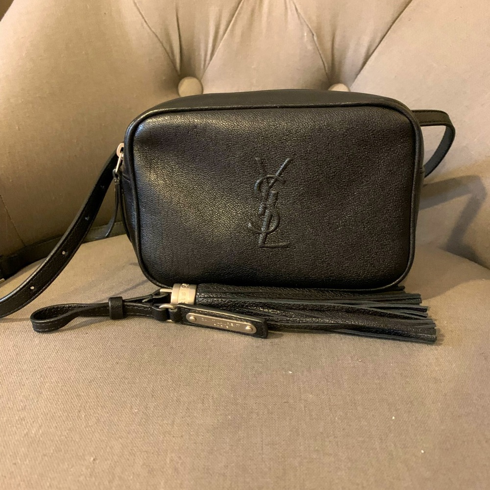 Saint Laurent YSL Lou Black belt bag